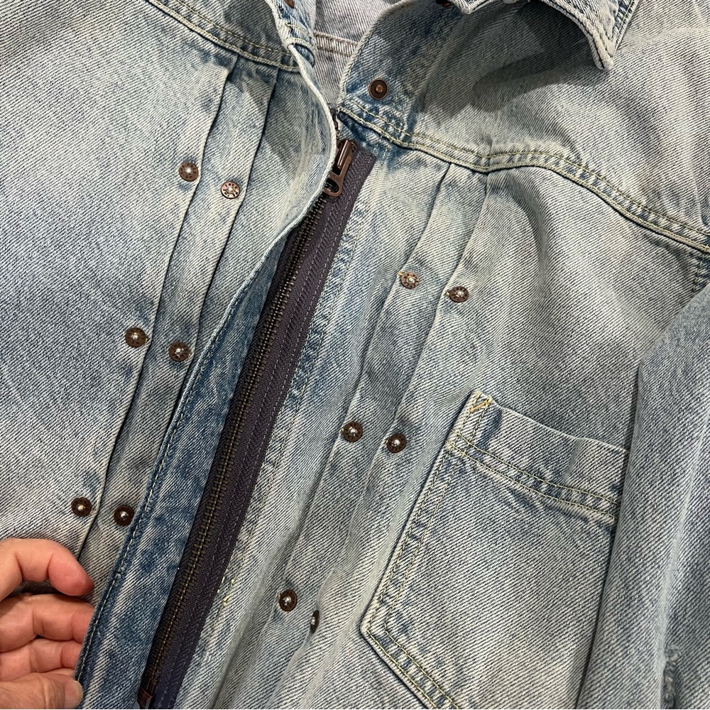 Free People Dillon jean jacket womens size Size S - Picture 14 of 15